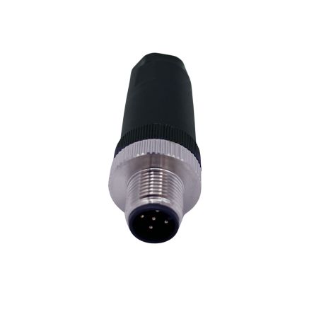 Norcomp Circular Connector, 5 Contacts, Free Hanging, M12 Connector, Plug, Male, IP66, M12 Series