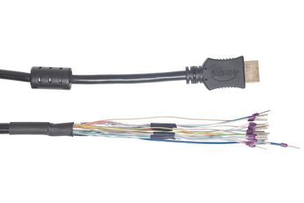 S2Ceb-Groupe Cae HDMI-Kabel A HDMI Stecker B Offenes Ende Stecker Standard 4K Max., 10m