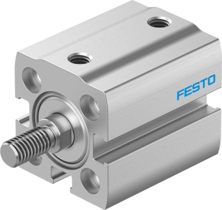 Festo Pneumatic Compact Cylinder - 8091678, 16mm Bore, 10mm Stroke, ADN-S Series, Double Acting