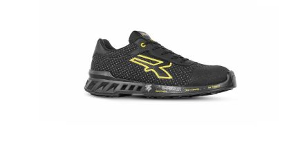 UPower Scarpe Sportive Antinfortunistiche MATT,, Unisex Tg. 41, Col. Nero, Con Puntale Di Sicurezza