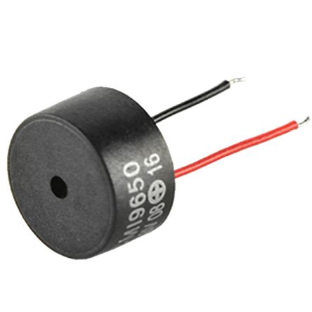 CUI Devices Magnetischer Buzzer, 78dB, Drahtanschlüsse, 3V Dc→5V Dc, Intern