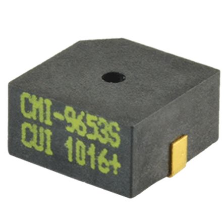 CUI Devices Zumbador Magnético CMI-9653S-SMT-TR, 80dB,, Montaje En Superficie, Interno