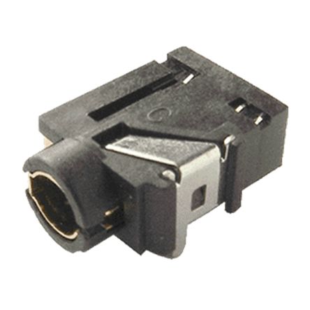 CUI Devices Conector Jack Conector Jack De 3.5 Mm De 90° Hembra, Montaje En Orificio Pasante