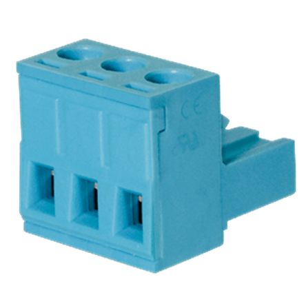 CUI Devices CUI 5.08mm Pitch 2 Way Pluggable Terminal Block, Plug, PCB Mount