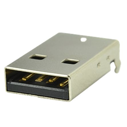 CUI Devices Conector USB UP2-AH-1-TH, Horizontal, Montaje En Orificio Pasante, Versión 2
