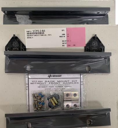 Keysight Technologies Rack Montagekit, Flansch Für System-II-Instrumente, Stahl, 2 Stück