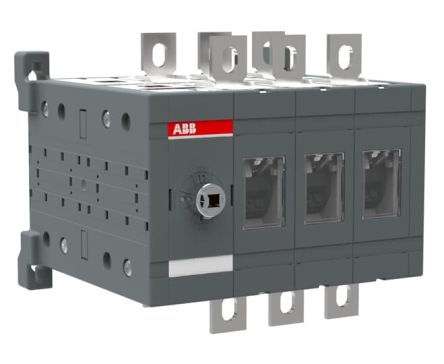 ABB Interruptor Seccionador Con Fusible Bastidor Cerrado, 200A, 3 200A Interruptores De Transferencia Manual 1SCA