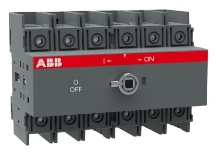 ABB Interrupteur-sectionneur 115A Châssis Fermé 6 Interrupteurs-sectionneurs C.a. - Manuel 1SCA10