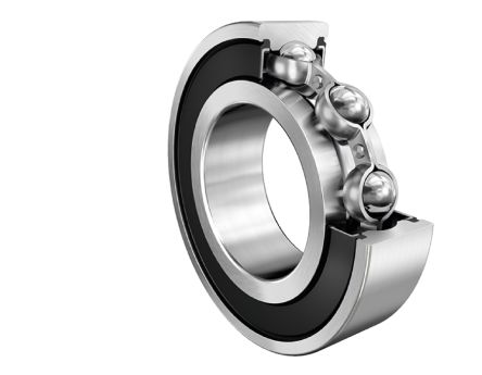 FAG 62211-2RSR Single Row Deep Groove Ball Bearing- Both Sides Sealed End Type, 55mm I.D, 100mm O.D