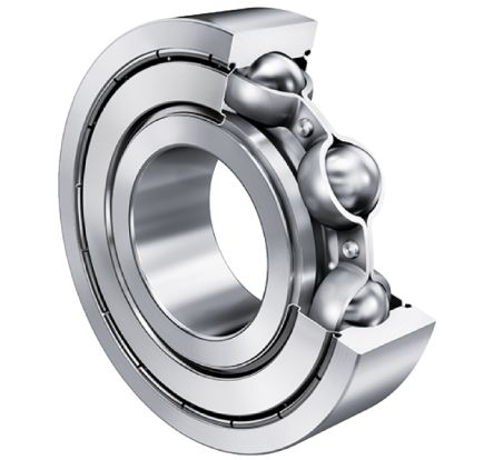 FAG Single Row Deep Groove Ball Bearing- Both Sides Shielded End Type, 20mm I.D, 47mm O.D
