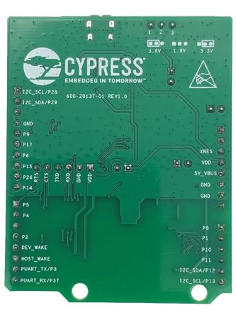 Infineon Evaluierungsbausatz, 2.4GHz Entwicklungsplatine Für CYW20819, CYW20820, Bluetooth