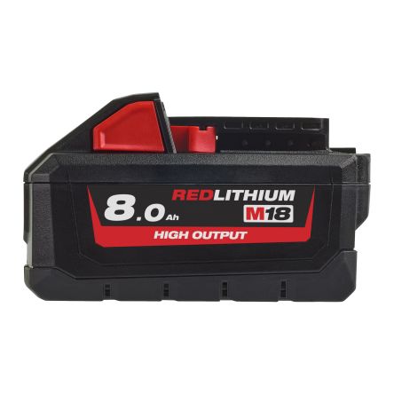 Milwaukee Batterie Rechargeable Pour Outillage électroportatif, 18V Li-ion M18 HB8