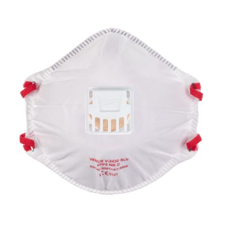 Milwaukee Masque Respiratoire Jetable FFP3, Avec Soupape