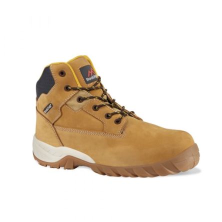 Rockfall Sicherheitsstiefel Beige, Mit Zehen-Schutzkappe, Größe 39 / UK 6