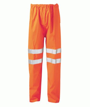 Orbit Warnschutzhose, Überziehhose 100 % Polyester Orange