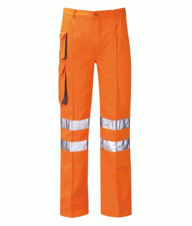 Orbit Pantalones De Alta Visibilidad, De Color Naranja
