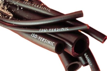 Saint-Gobain Industrial & Consumer Solutions Saint Gobain Versilon™ Iso-Versinic Flexible Tubing, FKM, 8mm ID, 11mm OD, Black