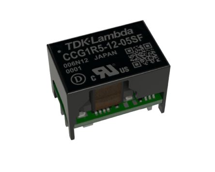 TDK-Lambda TDK CCG DC/DC-Wandler, Isoliert 1.5W 24 V Dc IN, 5V Dc OUT 1.5kV Dc Isoliert