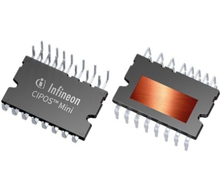 Infineon Module D'alimentation Intelligent Traversant 10A Triphasé Sortie Demi-pont 24 Broches
