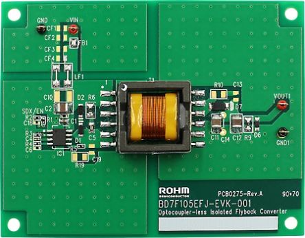 ROHM BD7F105EFJ-C Evaluierungsplatine, Built-in Automotive Switching MOSFET Isolated Flyback Converter ICs BD7F105EFJ-C