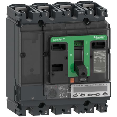 Schneider Electric ComPacT NSX, Leistungsschalter MCCB 3-polig, 50A, Fest