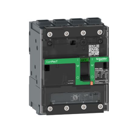 Schneider Electric ComPacT NSXmB, Leistungsschalter MCCB 4-polig, 16A, Fest