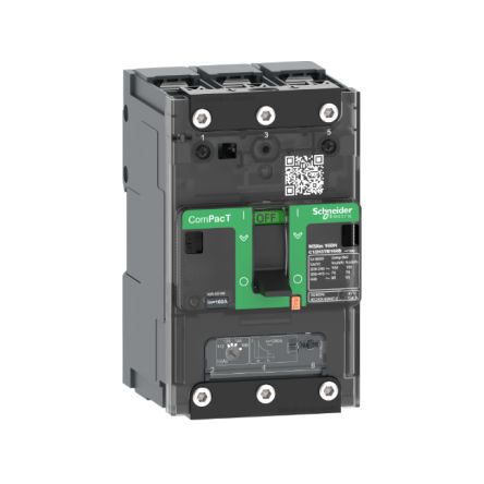 Schneider Electric, ComPacT MCCB 3P 25A, Fixed Mount