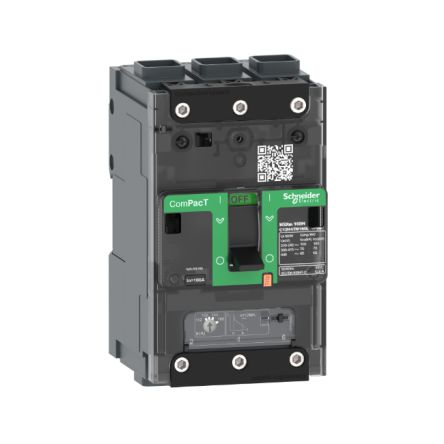 Schneider Electric, ComPacT MCCB 3P 63A, Fixed Mount