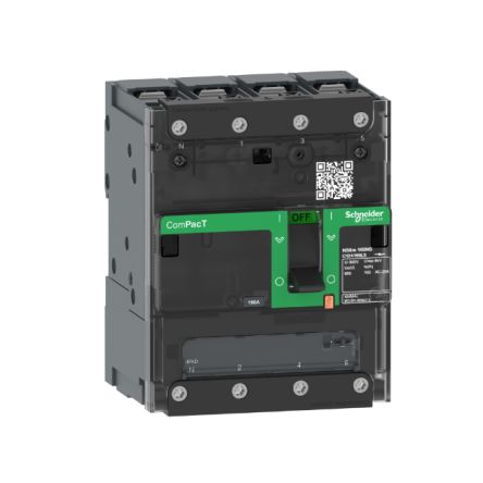 Schneider Electric NSXmNA Trennschalter 4-polig, 160A, ComPacT Der Neuen Generation Geschlossen