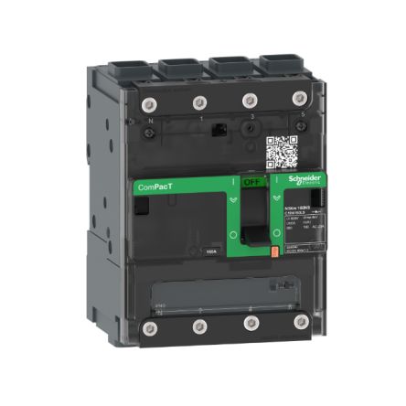 Schneider Electric NSXmNA Trennschalter 4-polig, 160A, ComPacT Der Neuen Generation Geschlossen