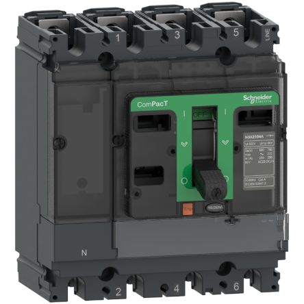 Schneider Electric NSX160NA Trennschalter 4-polig, 160A, ComPacT Der Neuen Generation Geschlossen