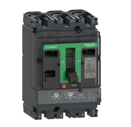 Schneider Electric ComPacT Der Neuen Generation NSX160H, Leistungsschalter MCCB 3-polig, 125A, Fest