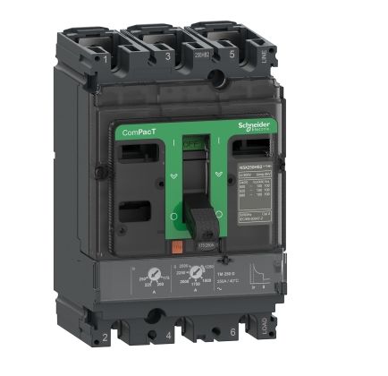 Schneider Electric ComPacT Der Neuen Generation NSX160N, Leistungsschalter MCCB 3-polig, 80A, Fest