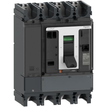Schneider Electric Sezionatore Con Interruttore C404400D1S Integrato, 4 ComPacT Di Nuova Generazione NSX400