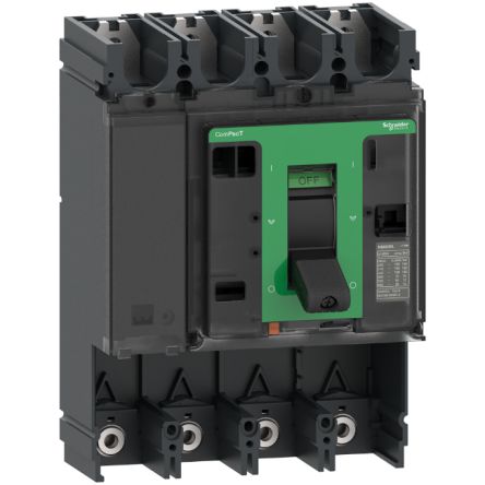 Schneider Electric ComPacT NSX, Leistungsschalter MCCB 4-polig, 400A, Fest