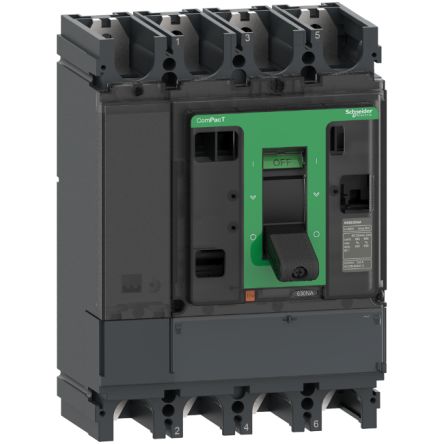 Schneider Electric NSX630NA Trennschalter 4-polig, ComPacT Der Neuen Generation Geschlossen