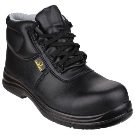 Amblers FS663 Unisex Sicherheitsstiefel Schwarz, Mit Metall-Schutzkappe, ESD-sicher, Größe 36 / UK 3