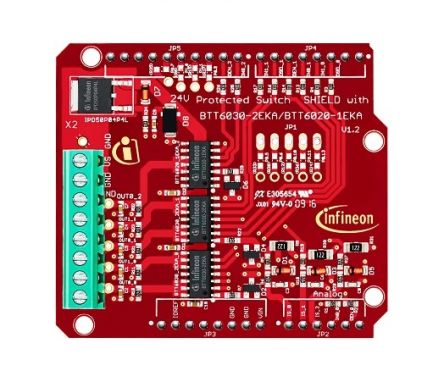 Infineon 24V Protected Switch Shield Mikrocontroller Entwicklungstool Microcontroller Arduino
