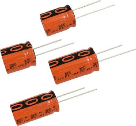 Vishay 220 EDLC SuperCap Superkondensator EDLC, Radial 45F -20 → +50% / 2.7V Dc, -45°C+85°C