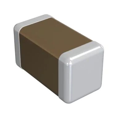 Murata Condensatore Ceramico Multistrato MLCC, 0402 (1005M), 10nF, 50V Cc, SMD, X7R