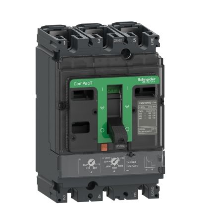 Schneider Electric ComPacT NSX, Leistungsschalter MCCB 3-polig, 50A, Fest