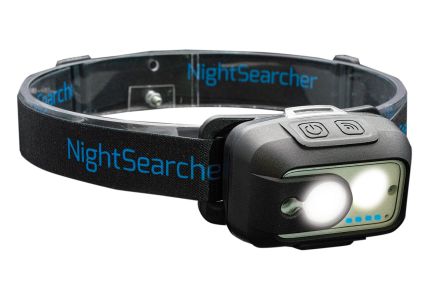 Nightsearcher 充电头灯, 聚光和泛光光束头灯, 亮度520 lm, 灯光射程140 m