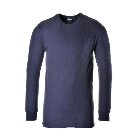 Portwest T-Shirt T-Shirt, Baumwolle, Polyester Marineblau, Größe XS