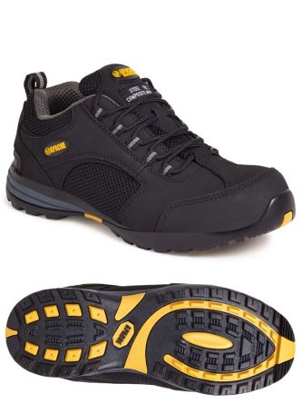 Sterling Safety Wear Sicherheitshalbschuhe Schwarz, Mit Zehen-Schutzkappe, Größe 39 / UK 6