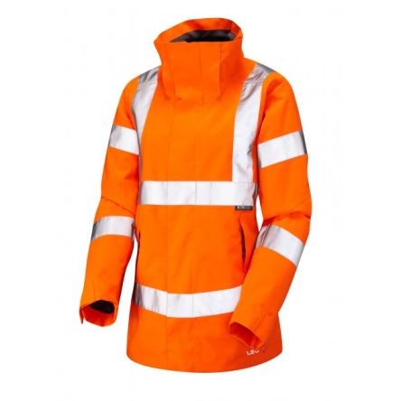 Liscombe Veste Chauffante Haute Visibilité Polyester JL04-O, Orange, S