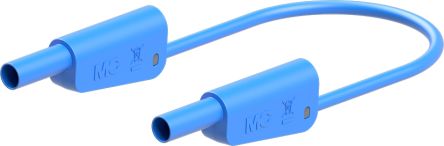 Staubli Cable De Prueba De Color Azul, Conector, 1kV, 32A, 500mm