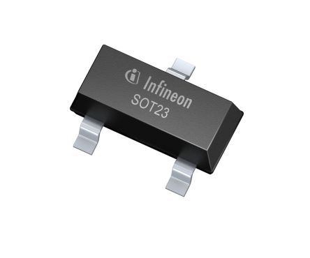 Infineon BAS70 SMD Schottky Diode, 70V / 70mA, 3-Pin SOT-23
