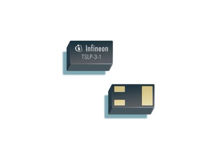 Infineon BFR360L3E6765XTMA1 SMD HF-Transistor 15 V / 35 MA, TSLP-3-1 3-Pin