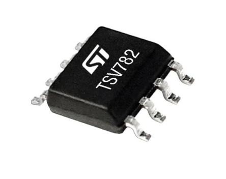 STMicroelectronics Operationsverstärkermodul TSV782IDT, 2, Rail-to-Rail In/Out SO8, 8-Pin 120dB