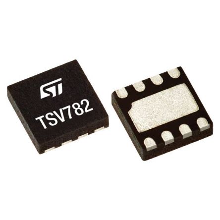STMicroelectronics Operationsverstärkermodul TSV782IQ2T, 2, Rail-to-Rail In/Out DFN8, 8-Pin
